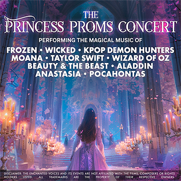 The Princess Proms Concert Graphic