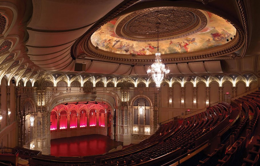 Orpheum auditorium from upper balcony