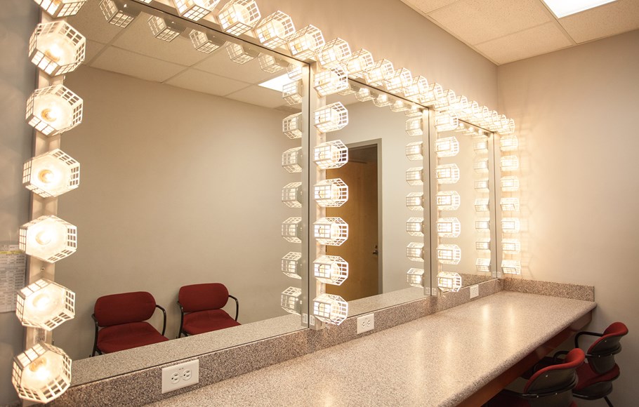 Annex dressing room mirrors