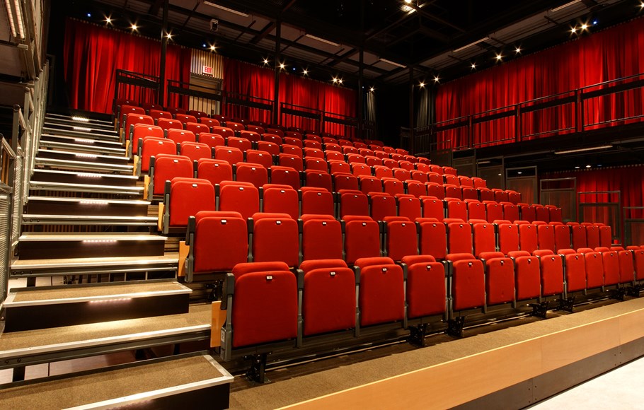 Annex retractable seating side stairs
