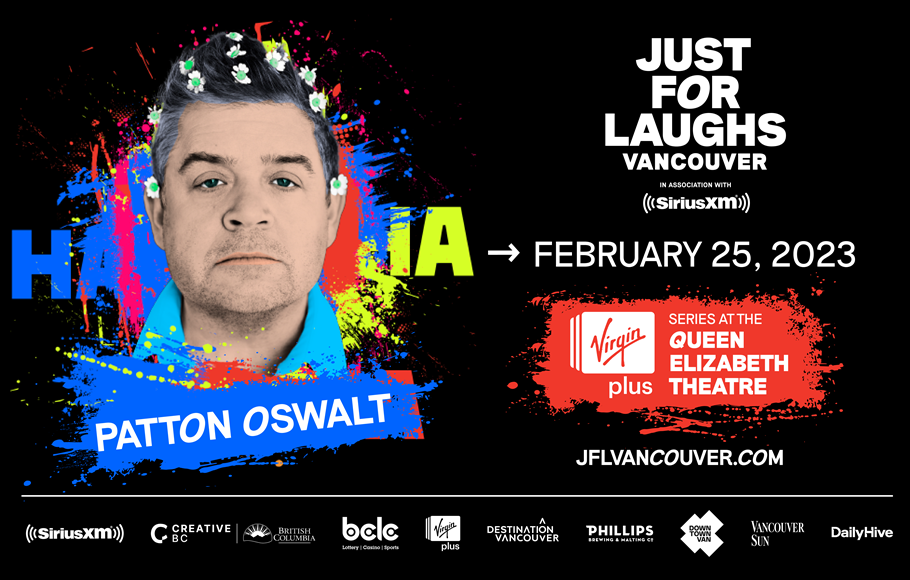 JFL Vancouver Patton Oswalt at the Queen Elizabeth Theatre Vancouver
